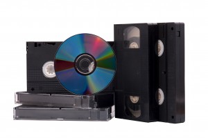 DVD disk and VHS tapes